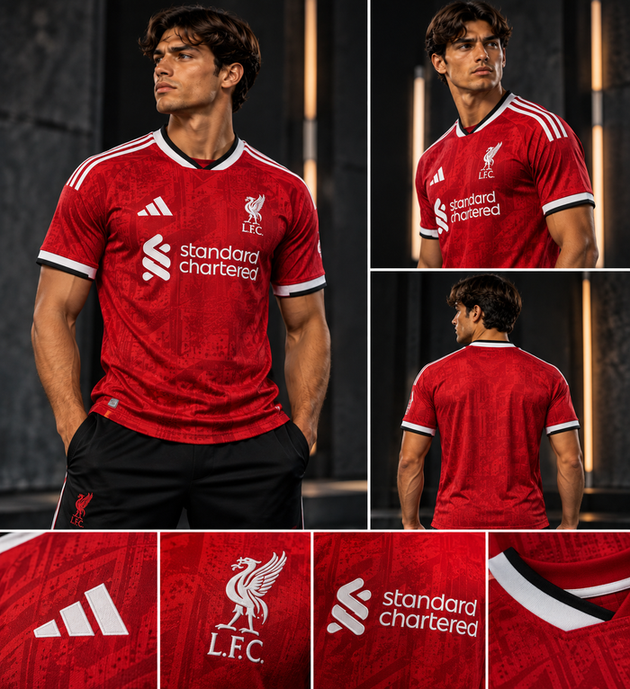 KitDistrict Liverpool 2026/27 third jersey model photoshoot