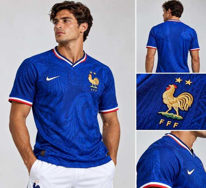 France 2026/27 home jersey on model