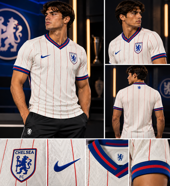 KitDistrict Chelsea 2026/27 third jersey model photoshoot