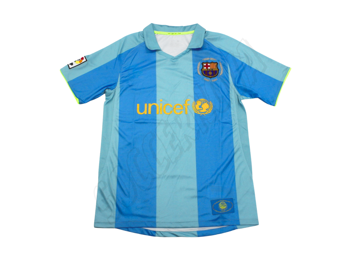 Barcelona 2007/08 Away Retro Jersey - alternative image 1