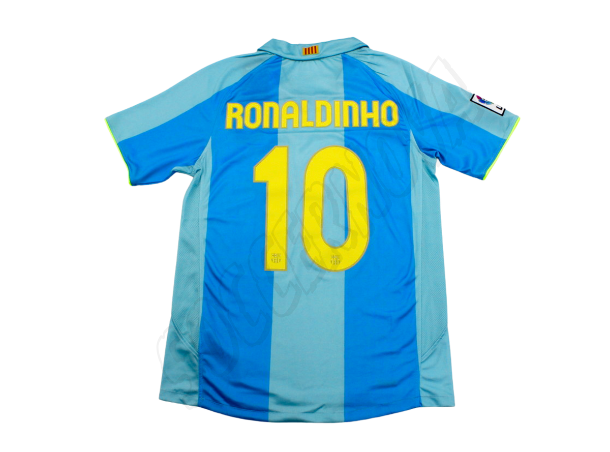 Barcelona 2007/08 Away Retro Jersey - alternative image 2