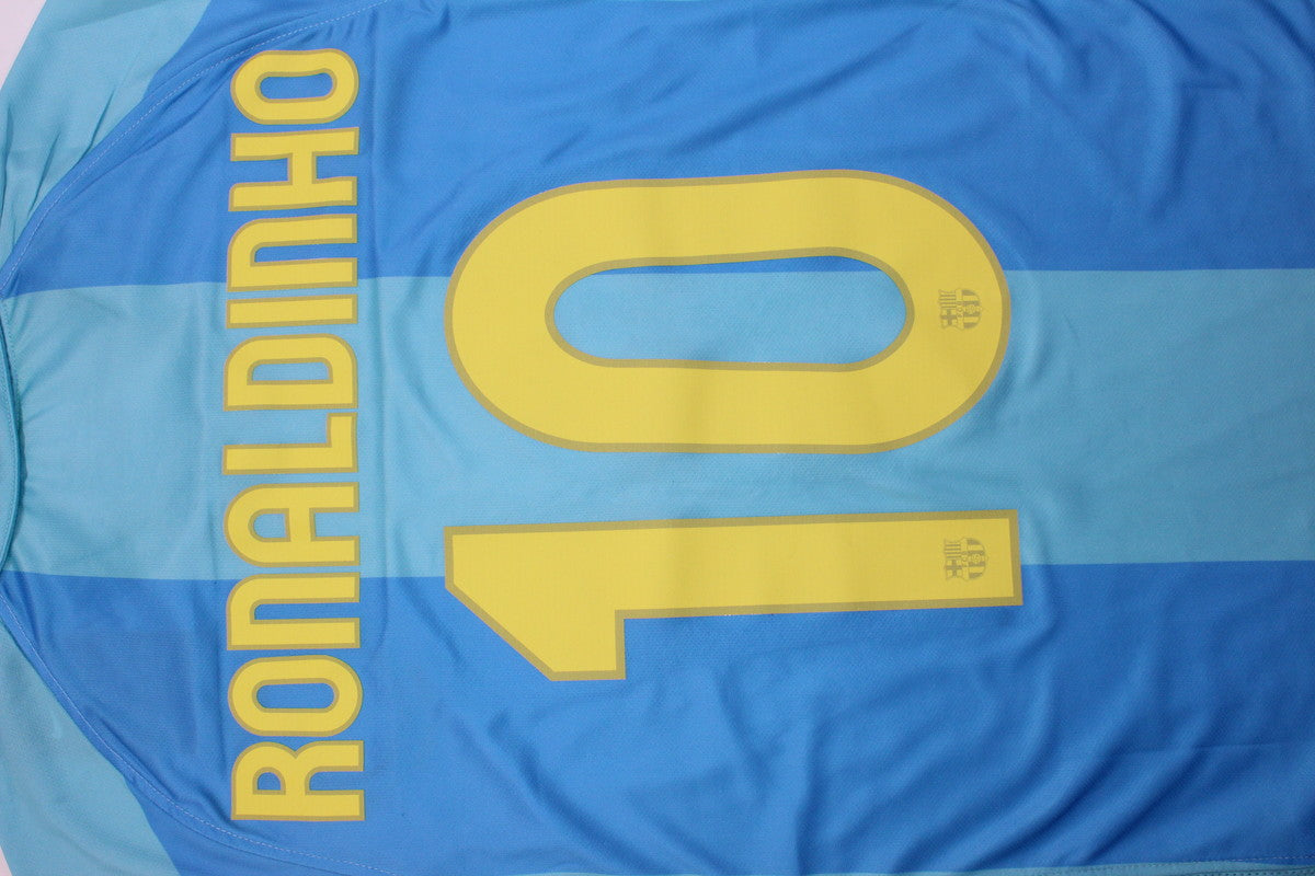 Barcelona 2007/08 Away Retro Jersey - alternative image 3