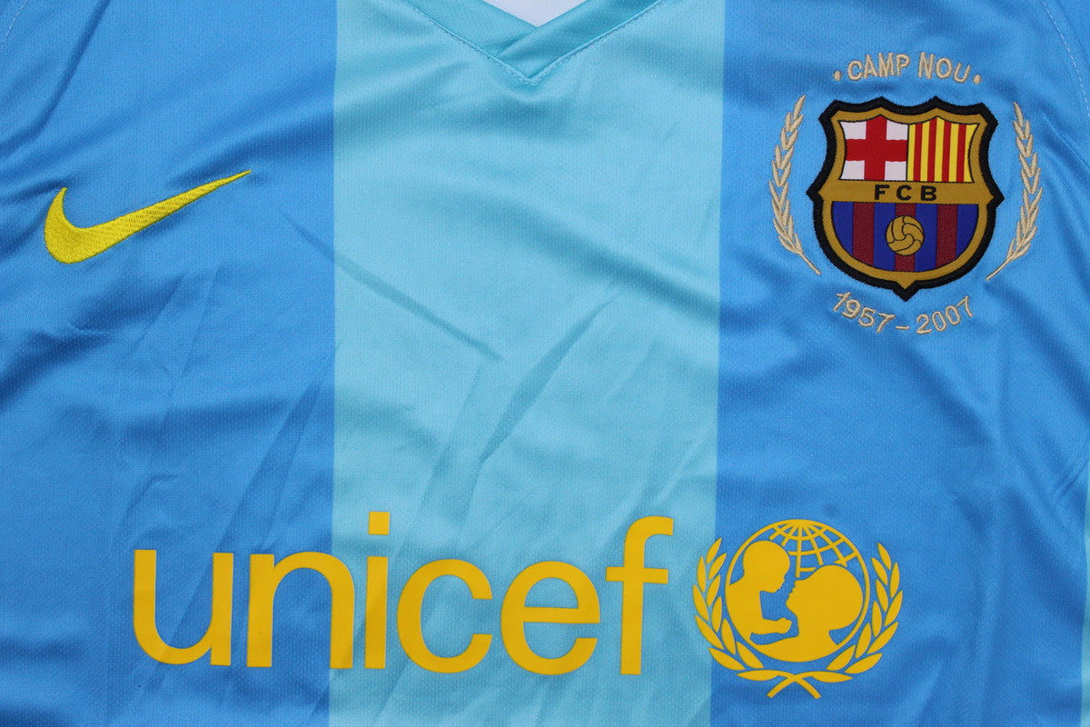 Barcelona 2007/08 Away Retro Jersey - alternative image 5