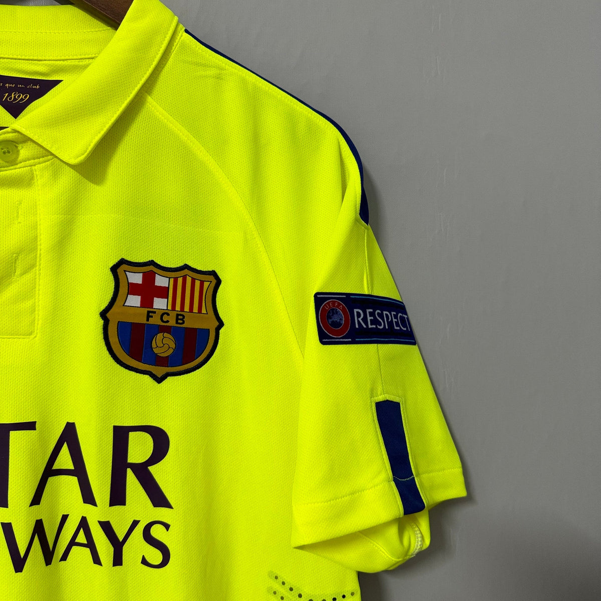 Barcelona 2014/15 Away (Third Kit) Retro Jersey - Futivo image 4
