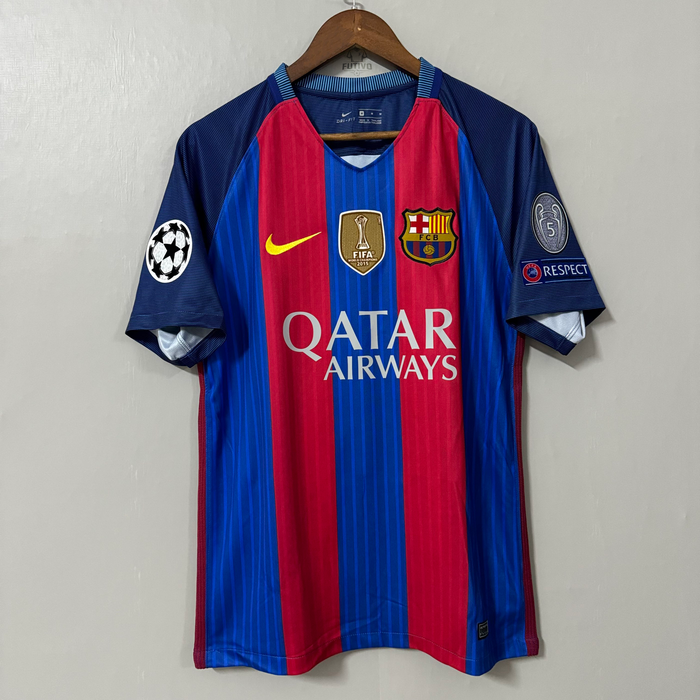 Barcelona 2016/17 Home Retro Jersey - Futivo image 1