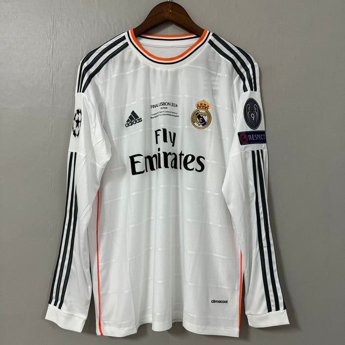 Real Madrid 2013/14 Home UCL Final Long-Sleeve — front
