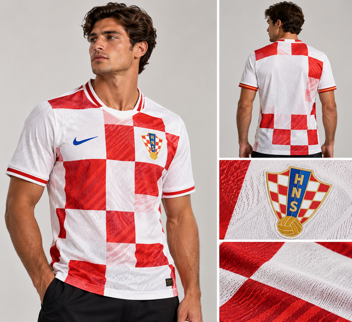 Croatia 2026/27 home jersey on model