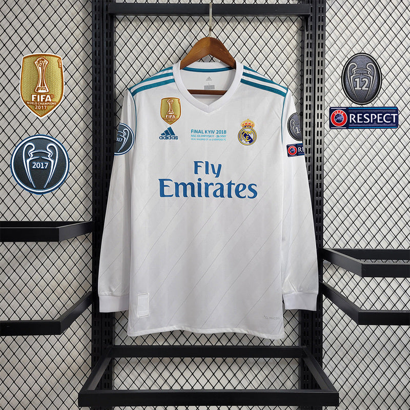 Real Madrid 2017/18 Home Long Sleeve photo 1