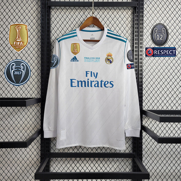 Real Madrid 2017/18 Home Long Sleeve photo 1