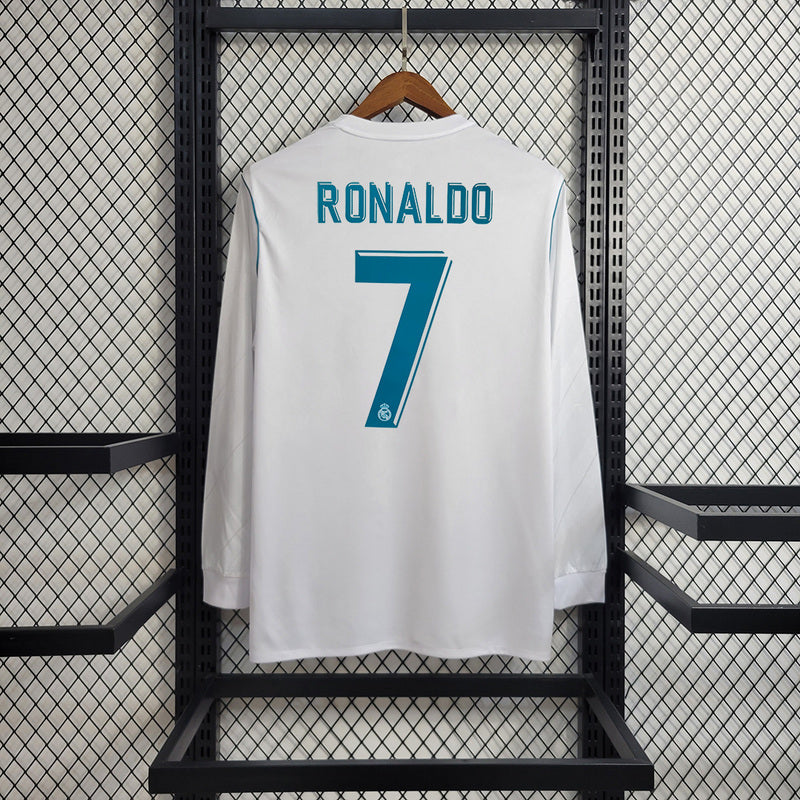 Real Madrid 2017/18 Home Long Sleeve photo 2