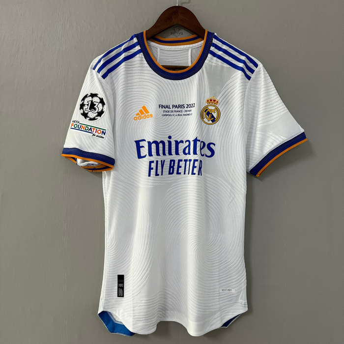 Real Madrid 2021/22 Home (UCL Final) Jersey – Player Edition