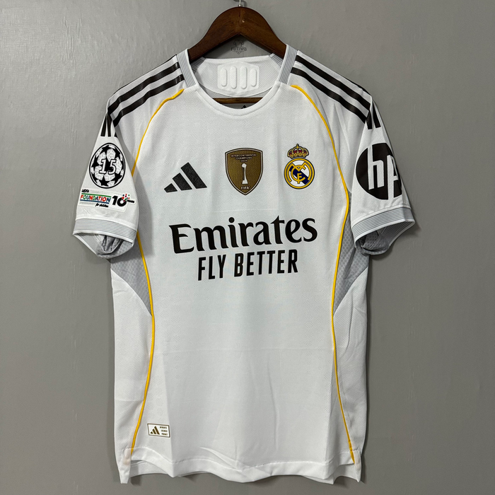 Real Madrid 2025/26 Home Jersey – Player Edition